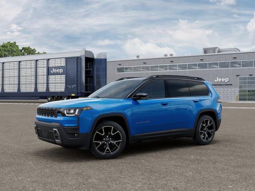 Blue 2026 Jeep Cherokee Overland
