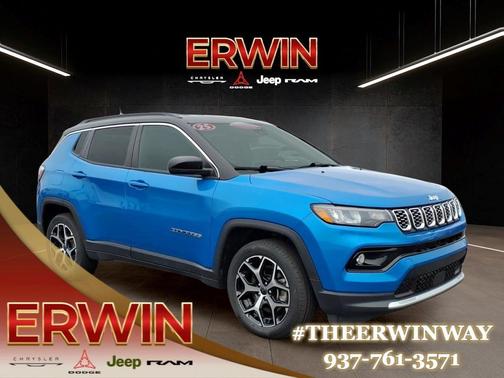 Hydro Blue Pearlcoat 2025 Jeep Compass Limited
