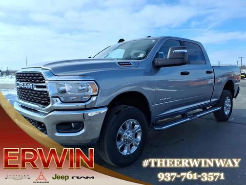 Billet Silver Metallic Clearcoat 2024 RAM 2500 Big Horn Crew Cab 4x4 6'4' Box