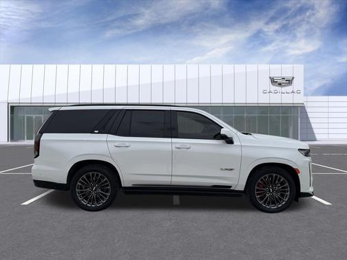 Crystal White Tri-Coat 2023 Cadillac Escalade V-Series