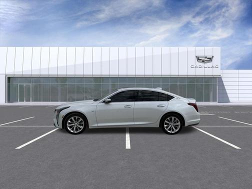 Crystal White Tri-Coat 2025 Cadillac CT5 Premium Luxury AWD