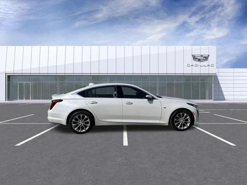 Crystal White Tri-Coat 2022 Cadillac CT5 Premium Luxury AWD