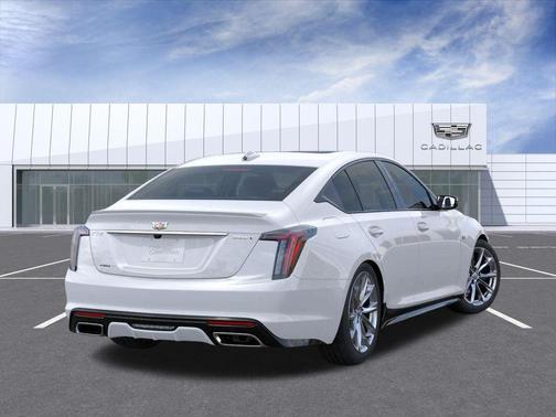Summit White 2026 Cadillac CT5 Sport AWD