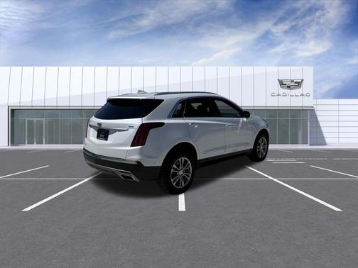 Crystal White Tri-Coat 2023 Cadillac XT5 Premium Luxury