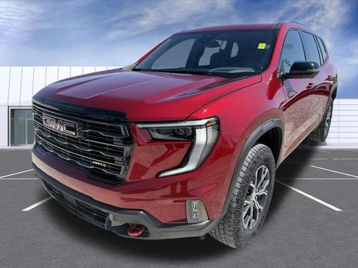 Volcanic Red 2024 GMC Acadia AT4