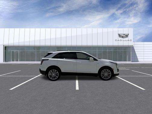 Crystal White Tri-Coat 2023 Cadillac XT5 Sport
