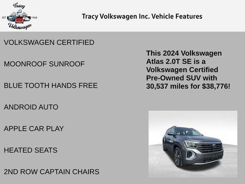 2024 Volkswagen Atlas 2.0T SE w/Technology 4MOTION