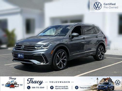 Platinum Gray Metallic 2022 Volkswagen Tiguan 2.0T SEL R-Line 4MOTION