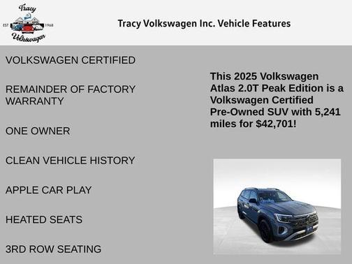 2025 Volkswagen Atlas 2.0T Peak Edition