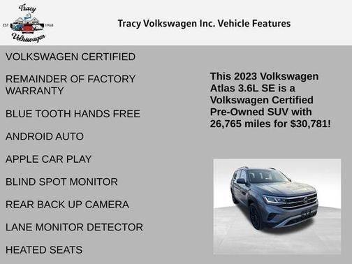 2023 Volkswagen Atlas 3.6L SE w/Technology