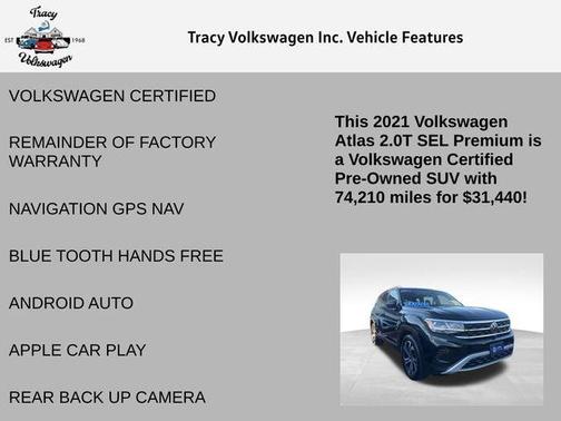 2021 Volkswagen Atlas 2.0T SEL