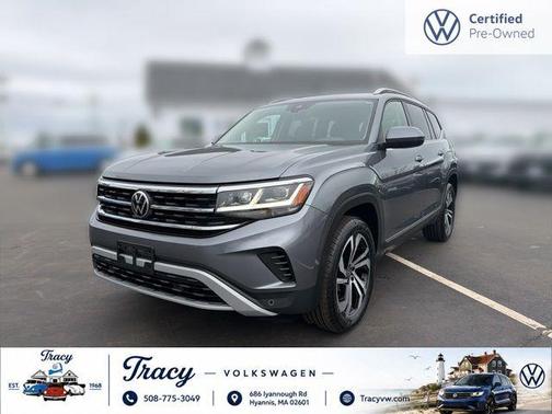 Platinum Gray Metallic 2022 Volkswagen Atlas 3.6L SEL