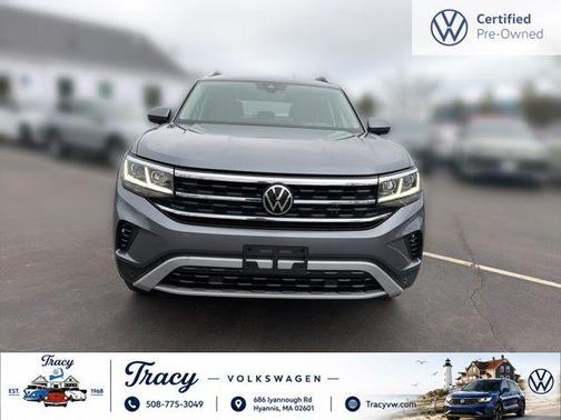 Platinum Gray Metallic 2022 Volkswagen Atlas 3.6L SEL
