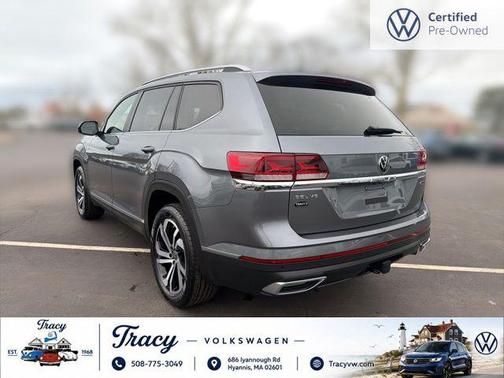 Platinum Gray Metallic 2022 Volkswagen Atlas 3.6L SEL