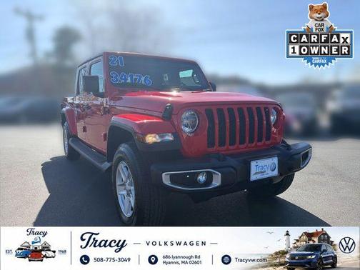Firecracker Red Clearcoat 2021 Jeep Gladiator Sport S