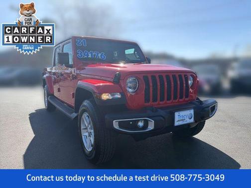 Firecracker Red Clearcoat 2021 Jeep Gladiator Sport S