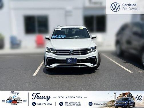 Opal White 2024 Volkswagen Tiguan 2.0T SEL R-Line 4MOTION