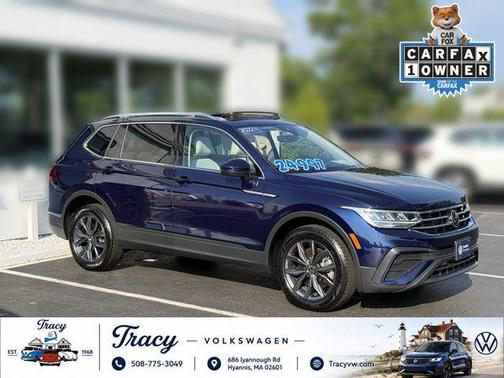 Atlantic Blue Metallic 2022 Volkswagen Tiguan 2.0T SE 4MOTION