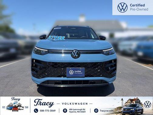 Monterey Blue Pearl 2025 Volkswagen Tiguan 2.0T SE R-Line Black 4MOTION