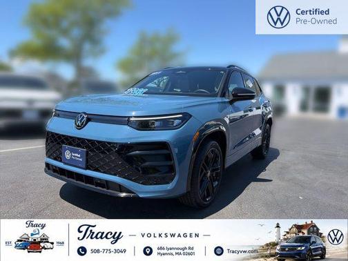 Monterey Blue Pearl 2025 Volkswagen Tiguan 2.0T SE R-Line Black 4MOTION