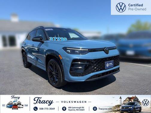 Monterey Blue Pearl 2025 Volkswagen Tiguan 2.0T SE R-Line Black 4MOTION