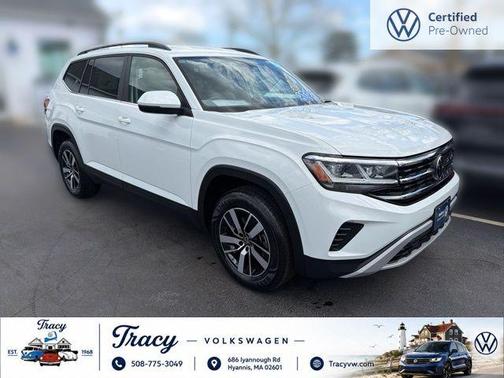 Pure White 2023 Volkswagen Atlas 2.0T SE