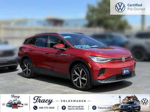 Red Metallic 2023 Volkswagen ID.4 AWD Pro S