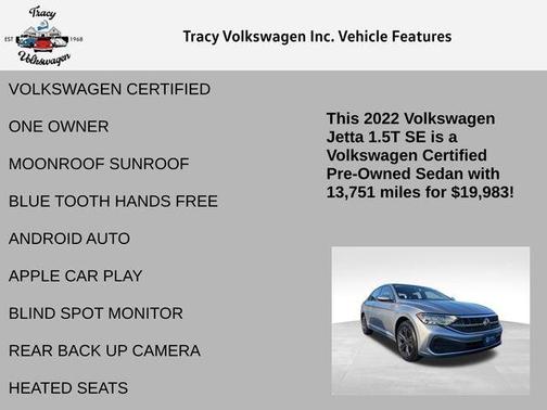 2022 Volkswagen Jetta 1.5T SE