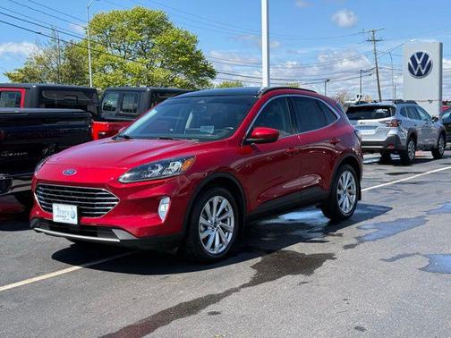 Rapid Red Metallic Tinted Clearcoat 2021 Ford Escape Titanium