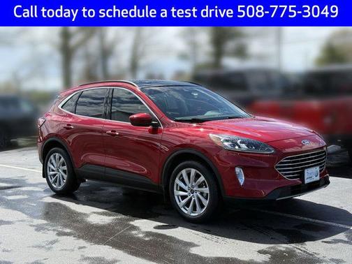 Rapid Red Metallic Tinted Clearcoat 2021 Ford Escape Titanium