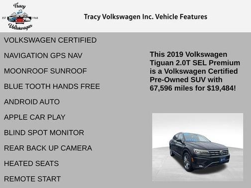 2019 Volkswagen Tiguan 2.0T SEL