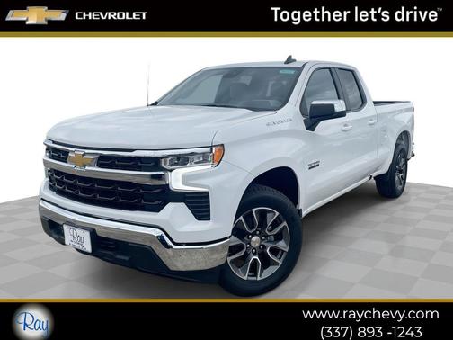 Summit White 2025 Chevrolet Silverado 1500 LT