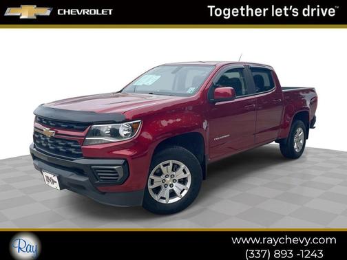 Cherry Red Tintcoat 2021 Chevrolet Colorado LT
