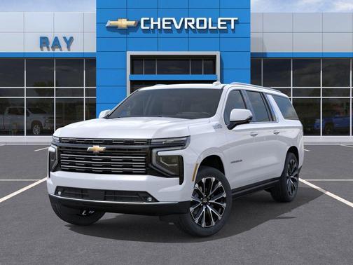 Polar White Tricoat 2026 Chevrolet Suburban High Country, RWD