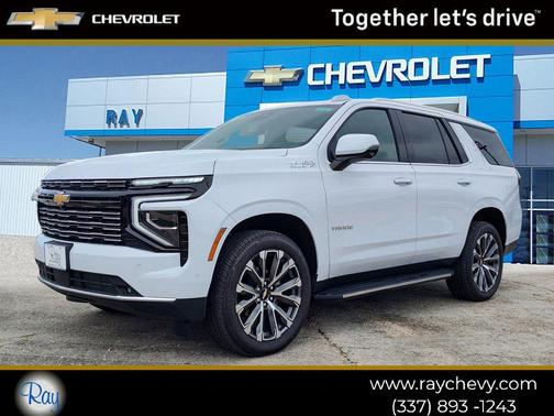 Polar White Tricoat 2026 Chevrolet Tahoe High Country