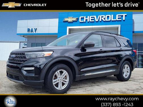 AGATE BLACK METALLIC 2024 Ford Explorer XLT