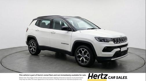 Bright White Clearcoat 2025 Jeep Compass Limited