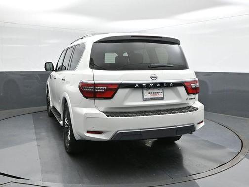 Aspen White 2023 Nissan Armada Platinum