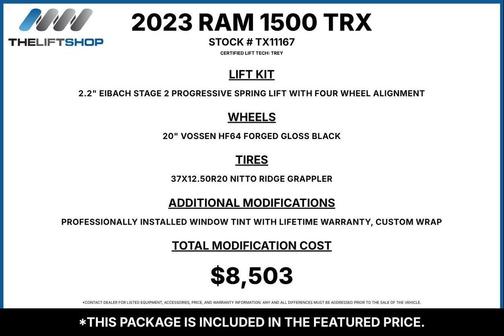 Granite Crystal Metallic Clearcoat 2023 RAM 1500 TRX