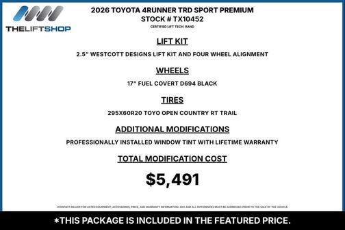 Supersonic Red 2026 Toyota 4Runner TRD Sport Premium
