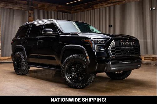 Midnight Black Metallic 2023 Toyota Sequoia TRD Pro