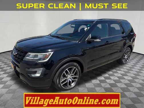 White Platinum Metallic Tri-Coat 2016 Ford Explorer Sport