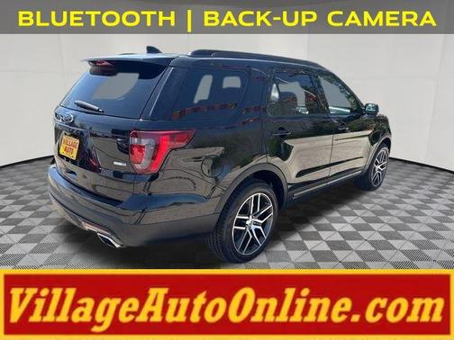 White Platinum Metallic Tri-Coat 2016 Ford Explorer Sport