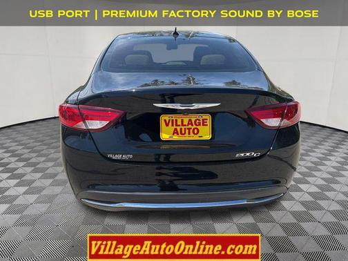 Black Clearcoat 2015 Chrysler 200 C