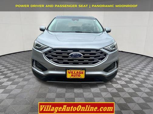 Silver Metallic 2020 Ford Edge Titanium