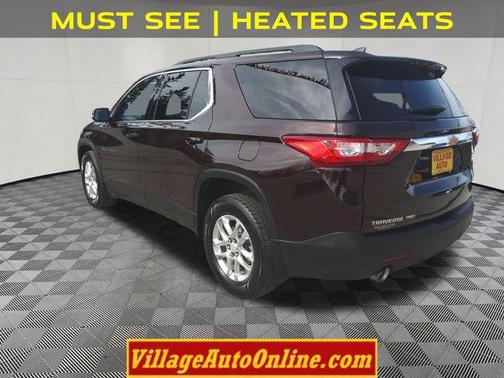 Black Cherry Metallic 2021 Chevrolet Traverse LT Cloth
