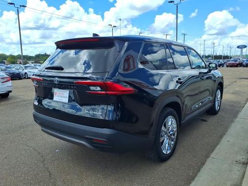 Midnight Black Metallic 2024 Toyota Grand Highlander Platinum