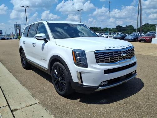 Glacial White Pearl 2021 Kia Telluride SX
