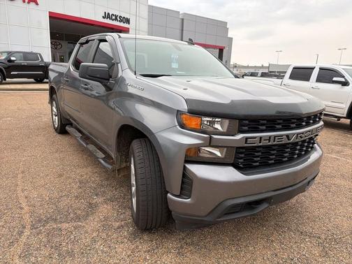 Satin Steel Metallic 2021 Chevrolet Silverado 1500 Custom