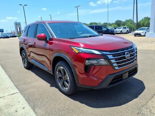 Scarlet Ember Tintcoat 2025 Nissan Rogue SV